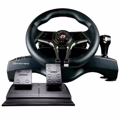 FR-TEC Hurricane MKII, Steering wheel + Pedals, Nintendo Switch, PC, PlayStation 4, Playstation 3, Wired, Black, Cable, Box