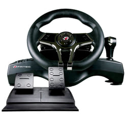 FR-TEC Hurricane MKII Black Steering wheel + Pedals Nintendo Switch, PC, PlayStation 4, Playstation 3