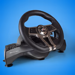 FR-TEC Hurricane MKII Black Steering wheel + Pedals Nintendo Switch, PC, PlayStation 4, Playstation 3 - Additional view 7
