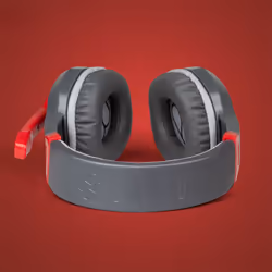 FR-TEC Samus Headphones Wired Head-band Gaming Black, Grey, Red