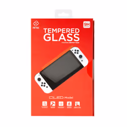 FR-TEC Switch OLED Tempered Glass Screen Protector, Screen protector, Nintendo Switch OLED, Transparent, Tempered glass, Scra ...
