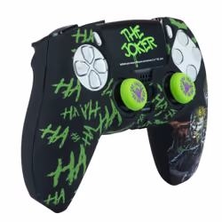 FR-TEC PS5 DC Combo Pack Joker, PlayStation 5, Controller skin, Black, Plastic, Convex/Concave, 172 mm
