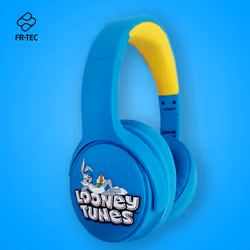 FR-TEC Wireless Headset for Kids Looney Tunes, Wired & Wireless, Music/Everyday, 196 g, Headset, Blue