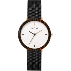 Mam relojes ferra Unisex Analogue Japanese Quartz Watch with Stainless Steel Bracelet 680