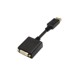 AISENS A125-0133 video cable adapter 0.15 m DisplayPort DVI Black