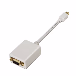 AISENS A125-0136, 0.15 m, Mini DisplayPort, VGA, Male, Female, Gold