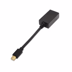 AISENS A125-0137 video cable adapter 0.15 m Mini DisplayPort HDMI Black