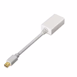 AISENS A125-0138, 0.15 m, Mini DisplayPort, HDMI, Male, Female, Gold
