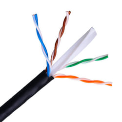 AISENS A135-0263 networking cable Black 100 m Cat6 U/UTP (UTP)