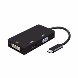AISENS A109-0343, USB 3.2 Gen 2 (3.1 Gen 2) Type-C, Black, DVI, HDMI, VGA, RoHS, CE, USB, 1 pc(s)