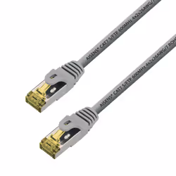 AISENS A146-0338, 10 m, Cat7, S/FTP (S-STP), RJ-45, RJ-45, Grey