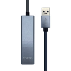 AISENS A106-0401 interface hub USB 3.2 Gen 1 (3.1 Gen 1) Type-A Grey