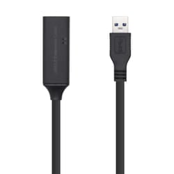 AISENS A105-0407 USB cable USB 3.2 Gen 1 (3.1 Gen 1) 5 m USB A Black