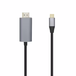 AISENS A109-0393, 1.8 m, HDMI Type A (Standard), USB Type-C, Male, Male, Straight