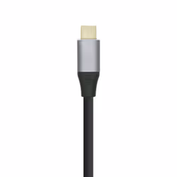 AISENS A109-0393 video cable adapter 1.8 m HDMI Type A (Standard) USB Type-C Aluminium, Black