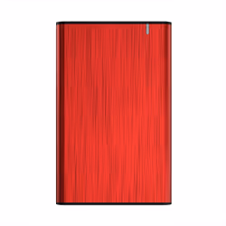 AISENS ASE-2525RED, SSD enclosure, 2.5", Serial ATA, Serial ATA II, Serial ATA III, 5 Gbit/s, USB connectivity, Red