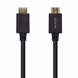 AISENS A150-0423, 2 m, HDMI Type A (Standard), HDMI Type A (Standard), 3D, 48 Gbit/s, Black