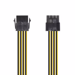 AISENS A131-0419, 0.3 m, 8-pin EPS12V, 8-pin(4+4) EPS12V, Male, Female, Straight