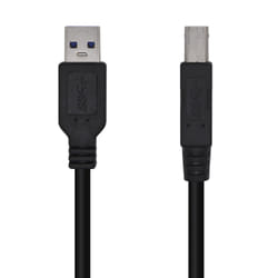 AISENS A105-0445 USB cable USB 3.2 Gen 1 (3.1 Gen 1) 3 m USB A USB B Black