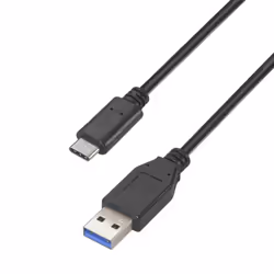 AISENS A107-0449 USB cable USB 3.2 Gen 2 (3.1 Gen 2) 0.5 m USB A USB C Black