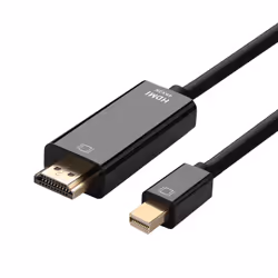 AISENS A125-0458, 3 m, Mini DisplayPort, HDMI, Male, Male, Straight