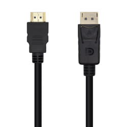 AISENS A125-0460 video cable adapter 3 m DisplayPort HDMI Black