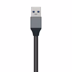 AISENS A106-0507 interface hub USB 3.2 Gen 1 (3.1 Gen 1) Type-A 5000 Mbit/s Grey - Additional view 3