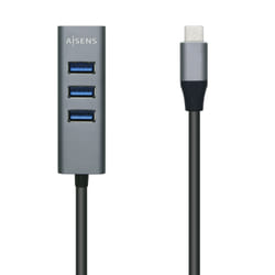 AISENS A109-0508 interface hub USB 3.2 Gen 1 (3.1 Gen 1) Type-C 5000 Mbit/s Grey