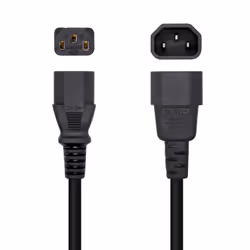 AISENS A132-0532 power cable Black 10 m C13 coupler C14 coupler