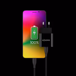 AISENS A110-0538 mobile device charger Universal Black AC Fast charging Indoor - Additional view 4