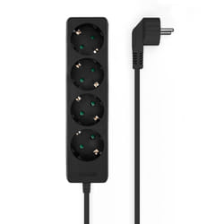 AISENS A154-0534 power extension 1.4 m 4 AC outlet(s) Indoor Black