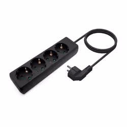AISENS A154-0534 power extension 1.4 m 4 AC outlet(s) Indoor Black