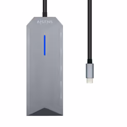 AISENS ASUC-9P001-GR laptop dock/port replicator Wired Thunderbolt 3 Grey