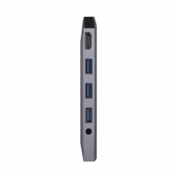 AISENS ASUC-9P001-GR laptop dock/port replicator Wired Thunderbolt 3 Grey