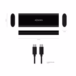 AISENS ASM2-014B storage drive enclosure SSD enclosure Black M.2 - Additional view 5