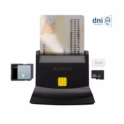 AISENS ASCR-SN04CSD-BK access control reader USB access control reader Black
