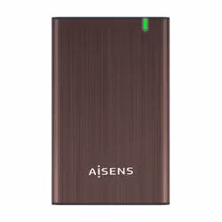 AISENS ASE-2525BWN, HDD enclosure, 2.5", Serial ATA, Serial ATA II, Serial ATA III, 5 Gbit/s, USB connectivity, Brown
