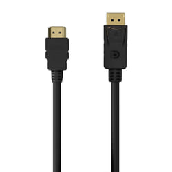 AISENS A125-0550 video cable adapter 0.5 m DisplayPort HDMI Type A (Standard) Black