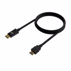 AISENS A125-0550 video cable adapter 0.5 m DisplayPort HDMI Type A (Standard) Black