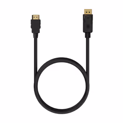 AISENS A125-0550 video cable adapter 0.5 m DisplayPort HDMI Type A (Standard) Black