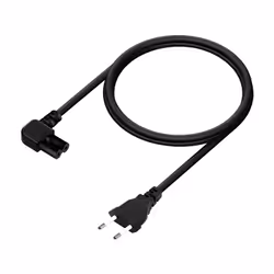 AISENS A132-0599 power cable Black 3 m CEE7/16 C7 coupler
