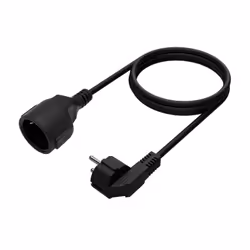 AISENS A132-0603 power extension 10 m 1 AC outlet(s) Indoor Black