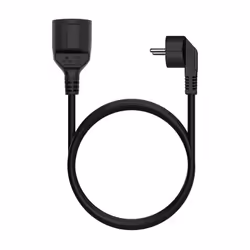 AISENS A132-0603 power extension 10 m 1 AC outlet(s) Indoor Black