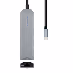 AISENS ASUC-5P003-GR laptop dock/port replicator Wired USB 3.2 Gen 1 (3.1 Gen 1) Type-C Grey