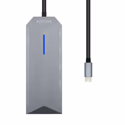 AISENS ASUC-8P004-GR laptop dock/port replicator Wired USB 3.2 Gen 1 (3.1 Gen 1) Type-C Grey