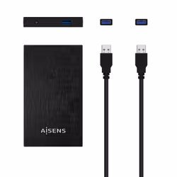AISENS ASE-2523B storage drive enclosure HDD enclosure Black 2.5" - Additional view 4