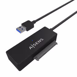 AISENS ASE-35A01B storage drive enclosure HDD/SSD enclosure Black 2.5/3.5"