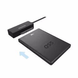 AISENS ASE-35A01B storage drive enclosure HDD/SSD enclosure Black 2.5/3.5"
