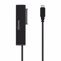 AISENS ASE-35C02B, HDD/SSD enclosure, 2.5/3.5", Serial ATA, Serial ATA II, Serial ATA III, 5 Gbit/s, USB connectivity, Black