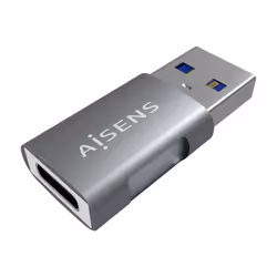 AISENS A108-0655, USB C, USB A, Grey
